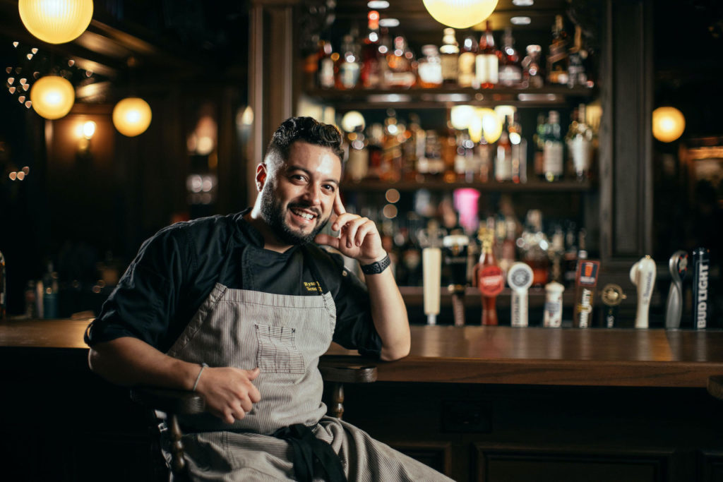 Chef Ryan York leads the kitchen at Harwood Arms. (Photo by Kathy Tran)