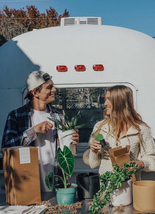 Grow Plant Shop – Bobby and Emily Lynge, co-owners of Grow Plant Shop