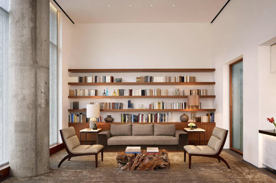 Interiors of Westlake Dermatology 
& Cosmetic Surgery Downtown Austin, designed by New York's Jaklitsch/Gardner Architects, reflect the sleek yet warm esthetic present in all Westlake clinics. (Photo courtesy of Westlake Dermatology)