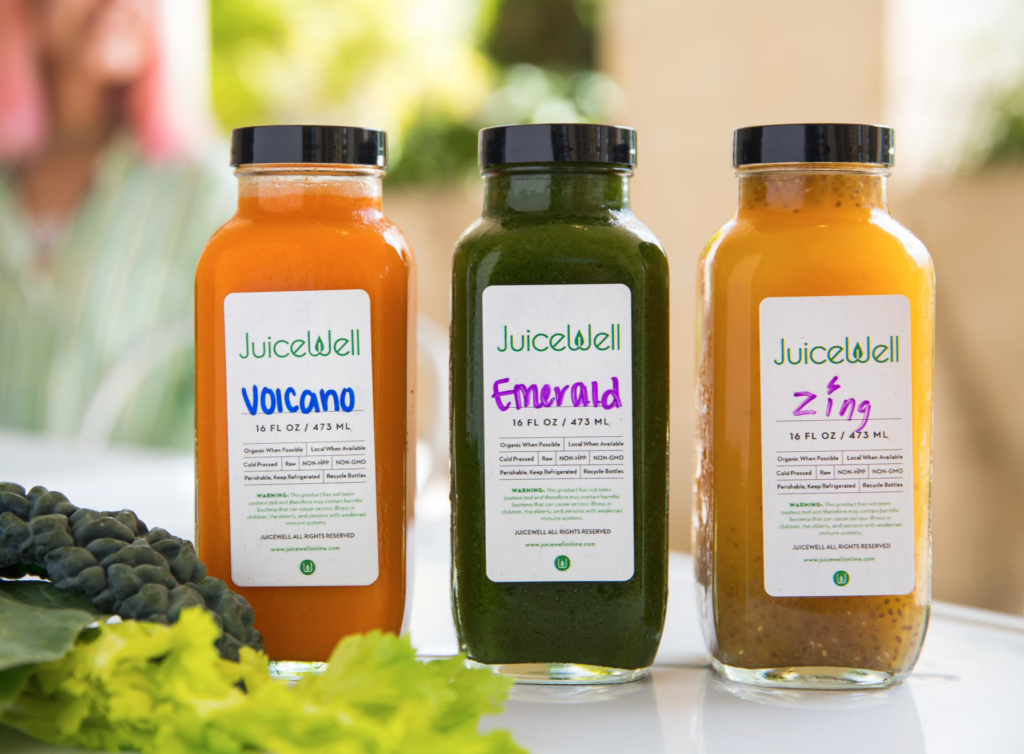 Juicewell pours green goodness with every sip.