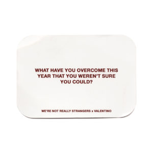 A luxury version of the card game, We’re Not Really Strangers, to connect with yourself and others.