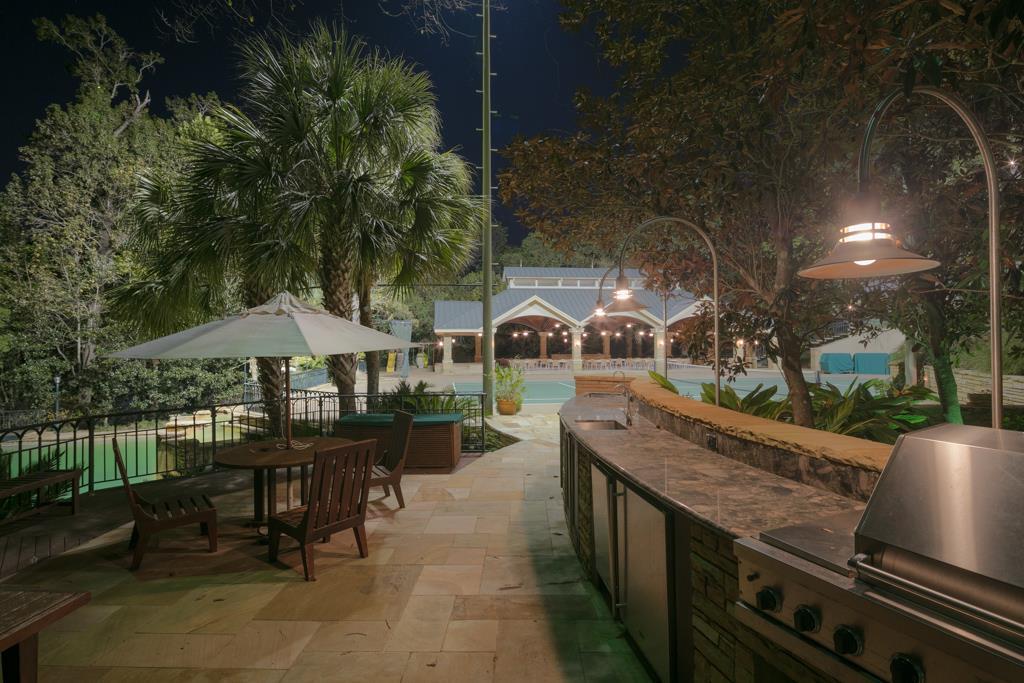 The party pavilion at 3940 Inverness was the setting for many grand parties and charitable fundraisers.