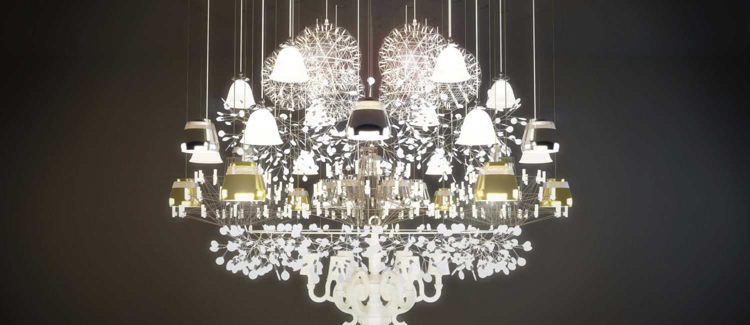 2.Moooi Works, Mega Chandelier, 2018