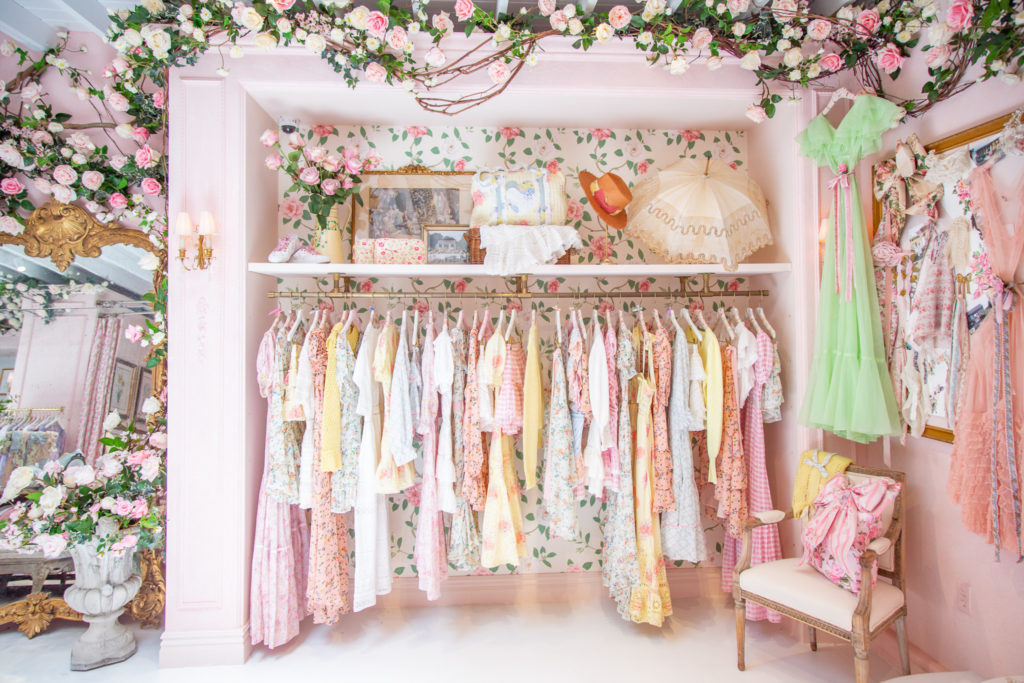Inside LoveShackFancy's Melrose Place store