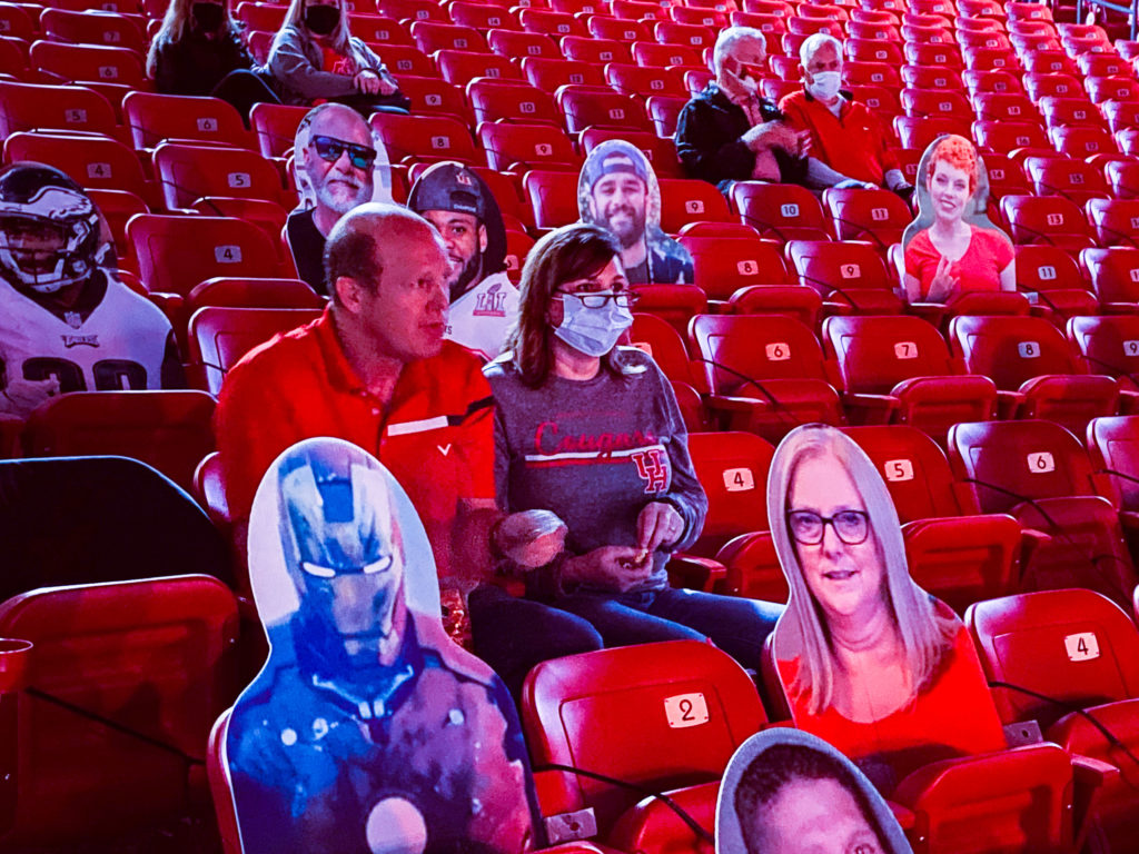  The atmosphere at Feritta Center is different, but still lively, in this COVID season. (Photo by F. Carter Smith)