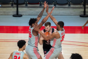 University of Houston Cougar basketball team hosted the Western Kentucky Hilltoppers at the Fertitta Center