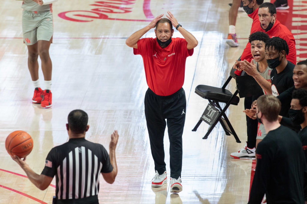 Houston coach Kelvin Sampson is a proven program builder. (Photo by F. Carter Smith)