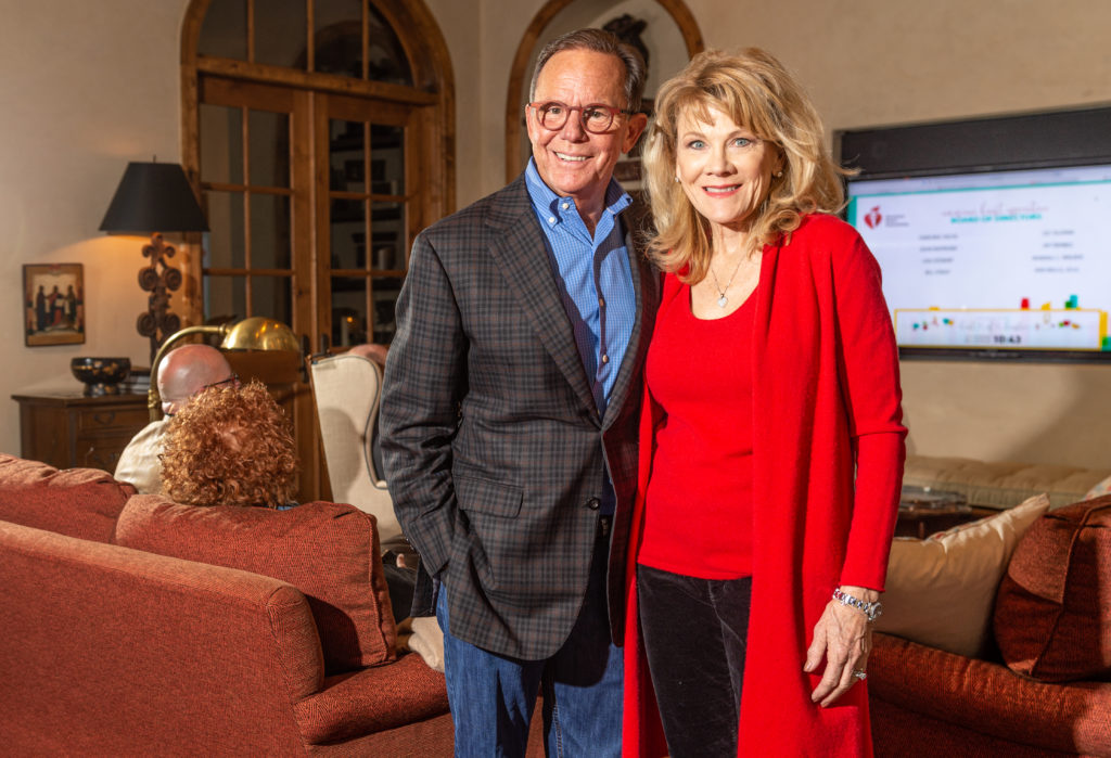 Jerry & Lisa Simon chair the American Heart Association's The Heart of Houston virtual gala. (Photo by PWL Studio)