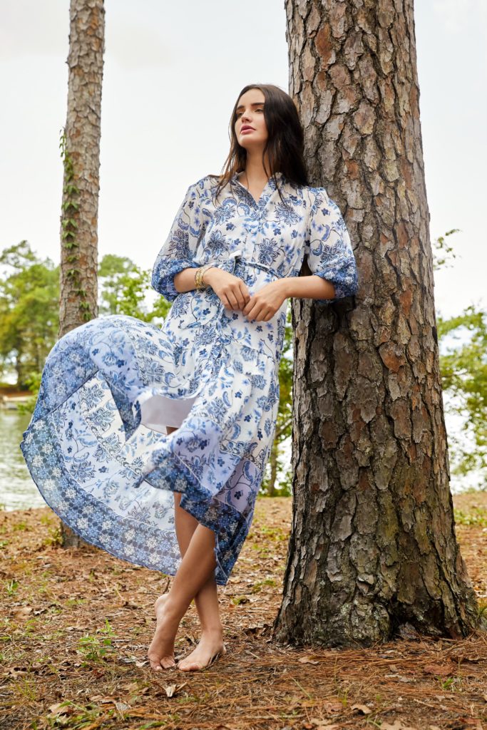 Feminine florals are at the heart of collections created by Houston-based designer Christy Lynn Lee.