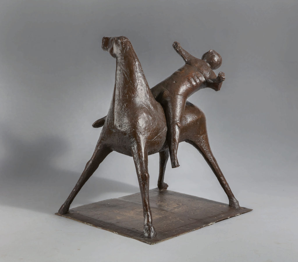 Marino Marini’s bronze "Rider" sculpture is estimated to fetch $2 to $3 million in Sotheby's auction. (Photo by Sotheby's)
