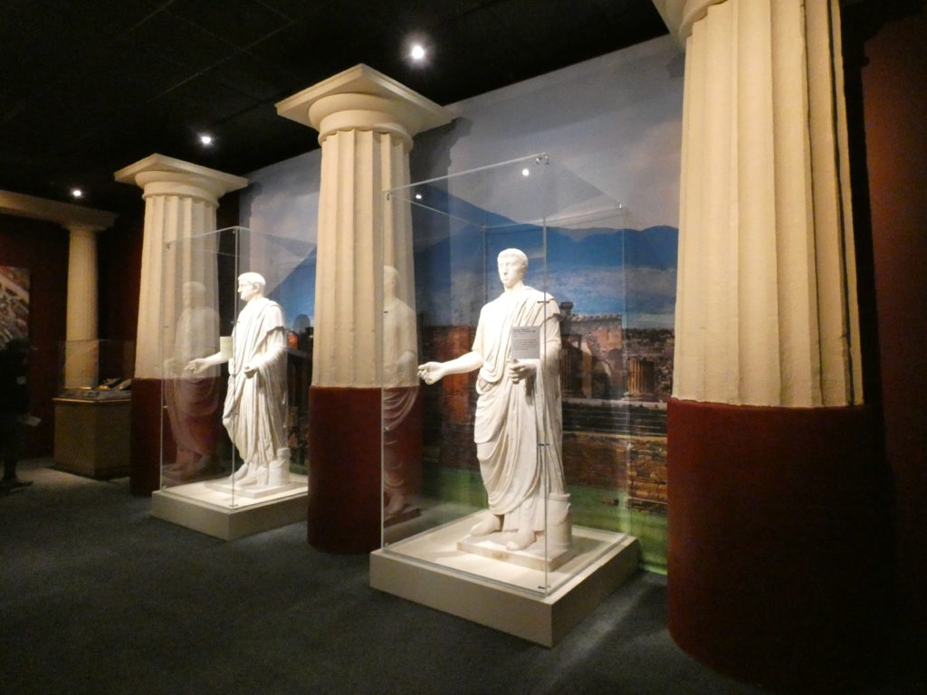Pompeii Volcano Statues