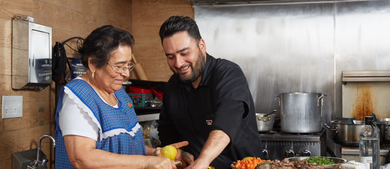 Chef Regino Rojas with his inspiration — his mother Juanita — is opening a new Revolver Taco in Fort Worth.