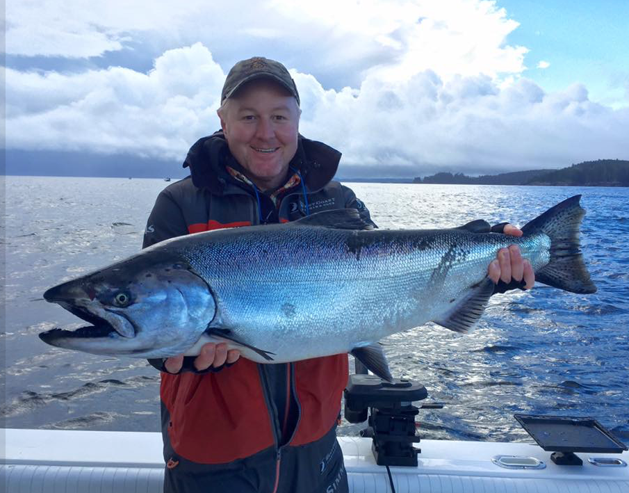 Electricity trader Adam Sinn salmon fish in the far northwest donates his winter storm windfall to a Houston non-profit. (Facebook photo)