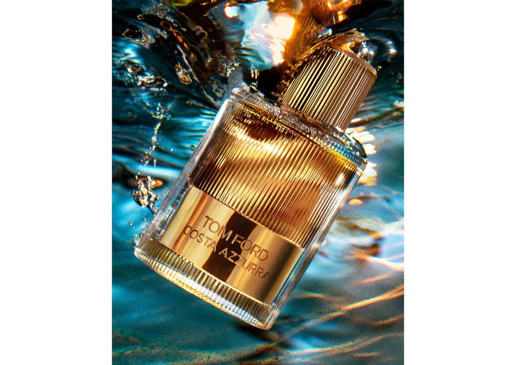 Tom Ford's latest fragrance COSTA AZZURRA, meant to capture the “relaxed and sexy mood” of the Mediterranean.