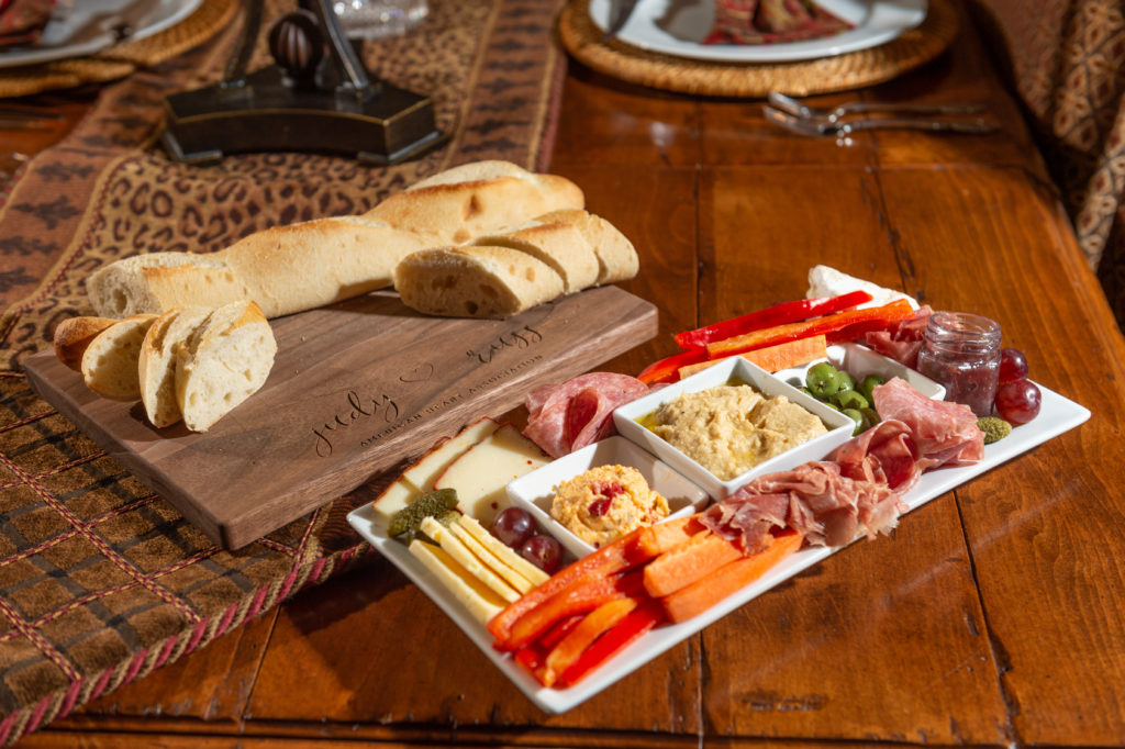 Artisanal charcuterie boxes and crudités from A Fare Extraordinaire were delivered to the homes of those participating the American Heart Association virtual gala. (Photo by PWL Studio)