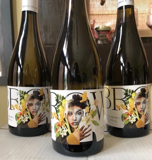 The House of Brown chardonnay, produced entirely by Black women, salutes all women of color.