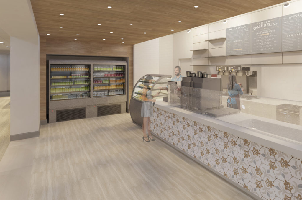 The coffee shop at The Houstonian will have refreshed look thanks to the $23.5 million project. 