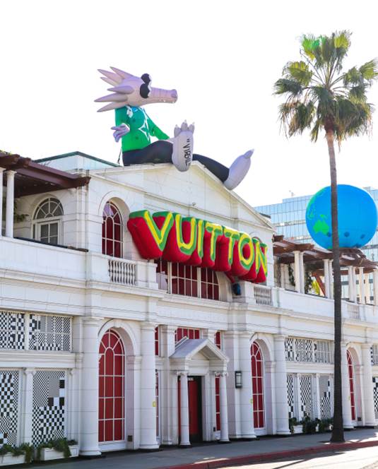 Louis Vuitton created an immersive Temporary Residency on Rodeo Drive.