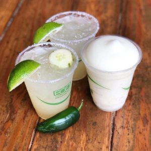 margarita – Woodshed’s jalepano cucumber margarita