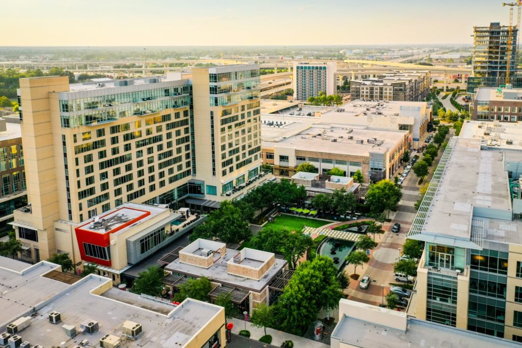 The view of CITYCENTRE from the award-winning Moran Hotel on Sorella.