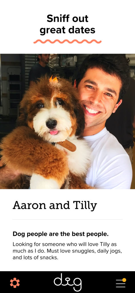 The Dig dating app allows you to find other dog lovers.