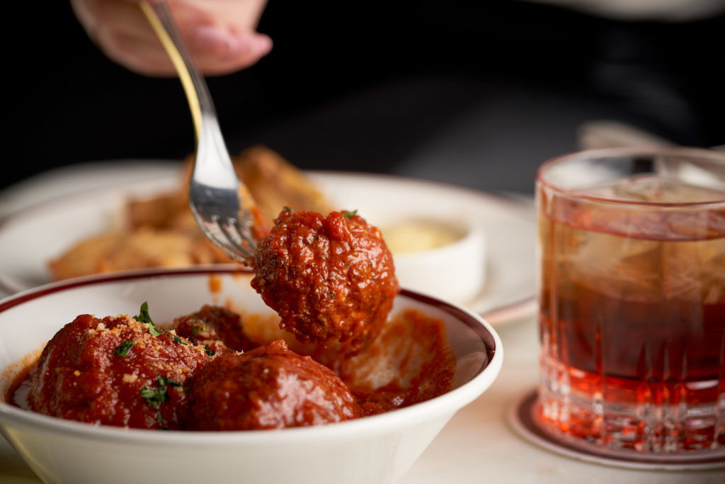Meatballs are on the menu when Café Leonelli opens in the Museum of Fine Arts, Houston Kinder Building.