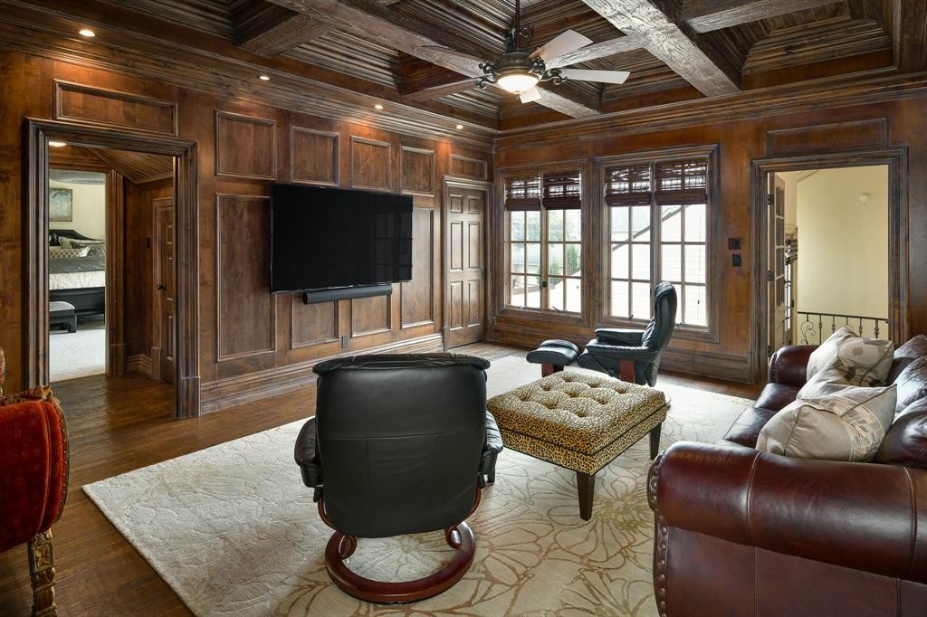 The central family room adds easy flow to the upstairs bedrooms