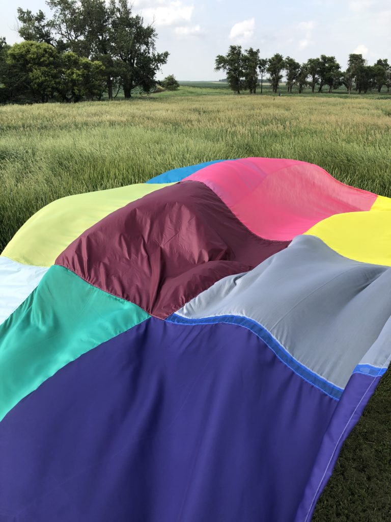 Curator Piper Faust proposed Rachel Hayes for Round Top due to her work, which speaks to land art as well as Americana traditions of quilting. 