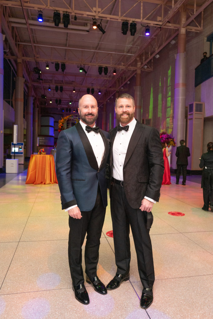 Tony Bradfield & Kevin Black at the Houston Museum of Natural Science 'Tour the World' gala. (Photo by Daniel Ortiz)