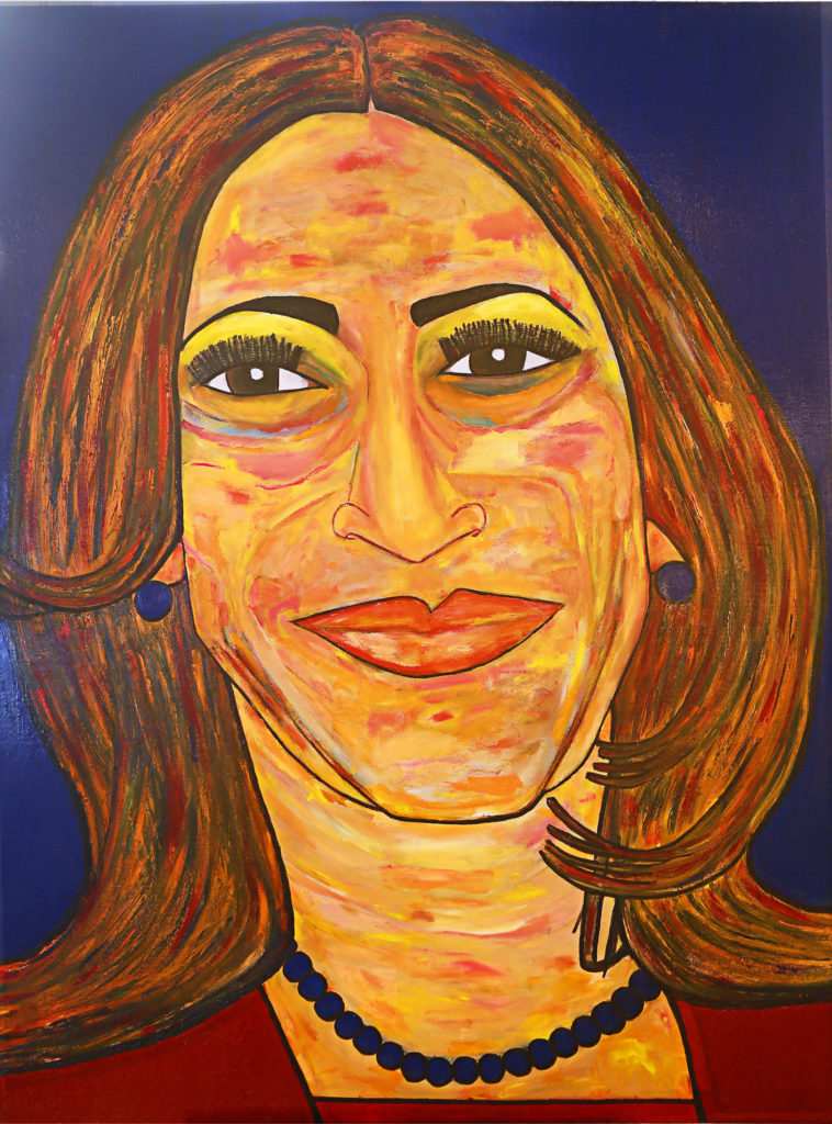 Artist Linda Simien Kelly’s portrait, titled “The Identity of Change .jpg