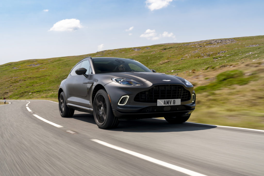 The five-seater Aston Martin is loaded with luxury.