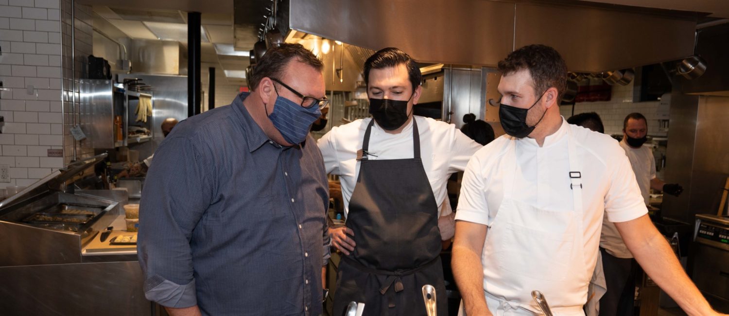 wine enthusiast Chris Shepherd, Aaron Bludorn and Mathew Peters @Michael Anthony (1)