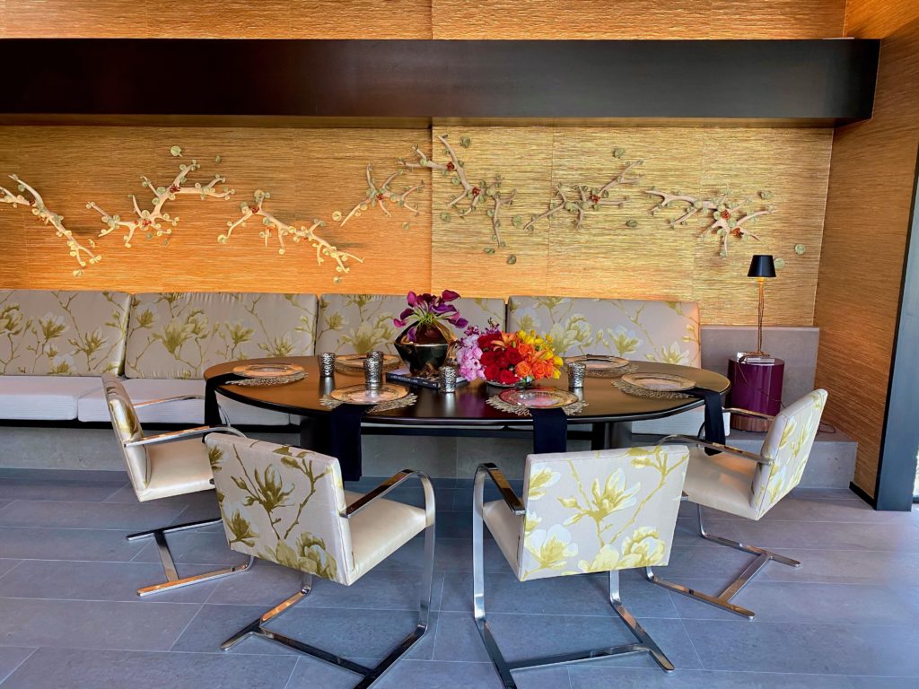 The Events Company provides decor for Stephanie and Frank Tsuru's Houston Ballet Ball watch party. (Photo courtesy of The Events Company)