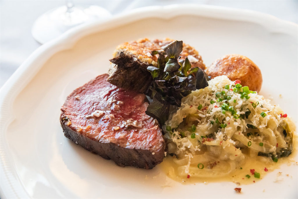 Dishes at Monarch range from pastas and salads to steak and seafood. (Photo by Emily Carley)