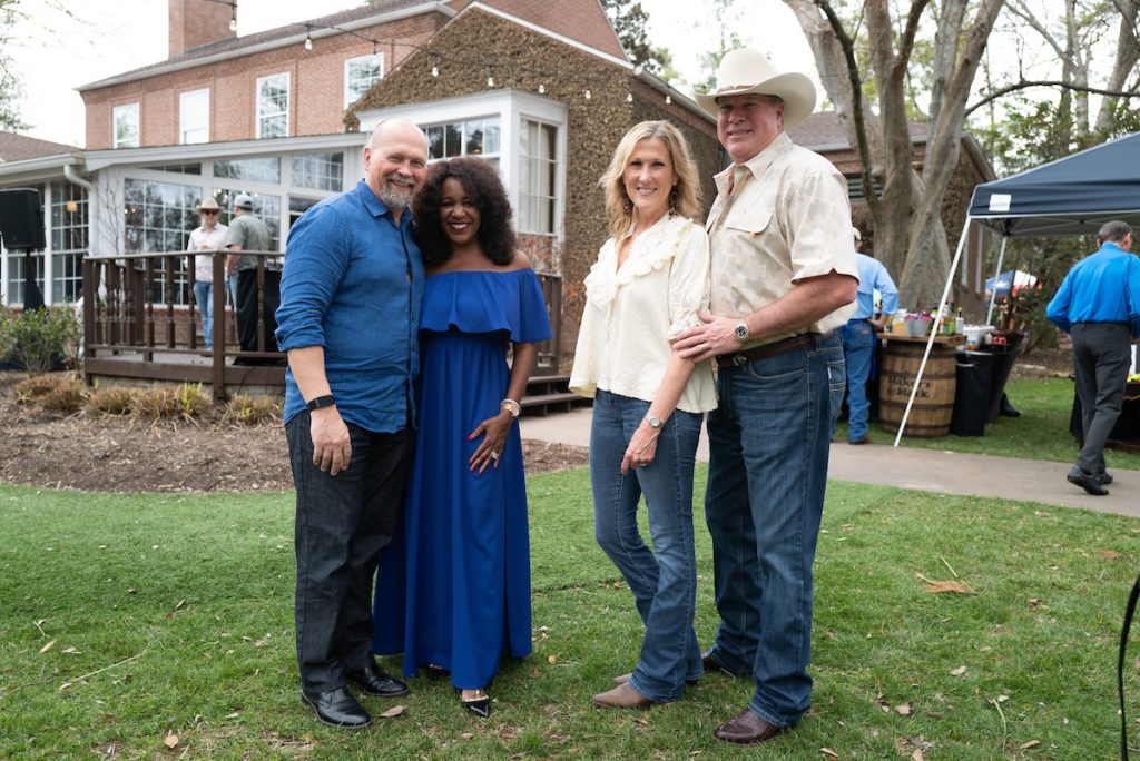 James & Jacquie Baly Craig, Seliece & Lee Womble at The Houstonian's inaugural BBQ on the Bayou Cook-off.