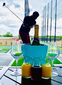 Attendees can enjoy a date night with deals at 5 Under Golf Center where you can dine and play all day long. (Photo by Beaumont Convention and Visitors Bureau)