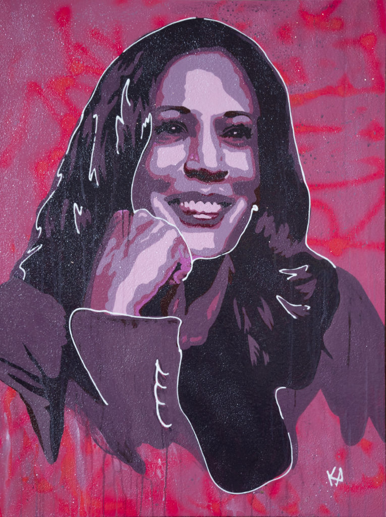 Kamala Harris ‘HERstory’ by artist Kaima Marie