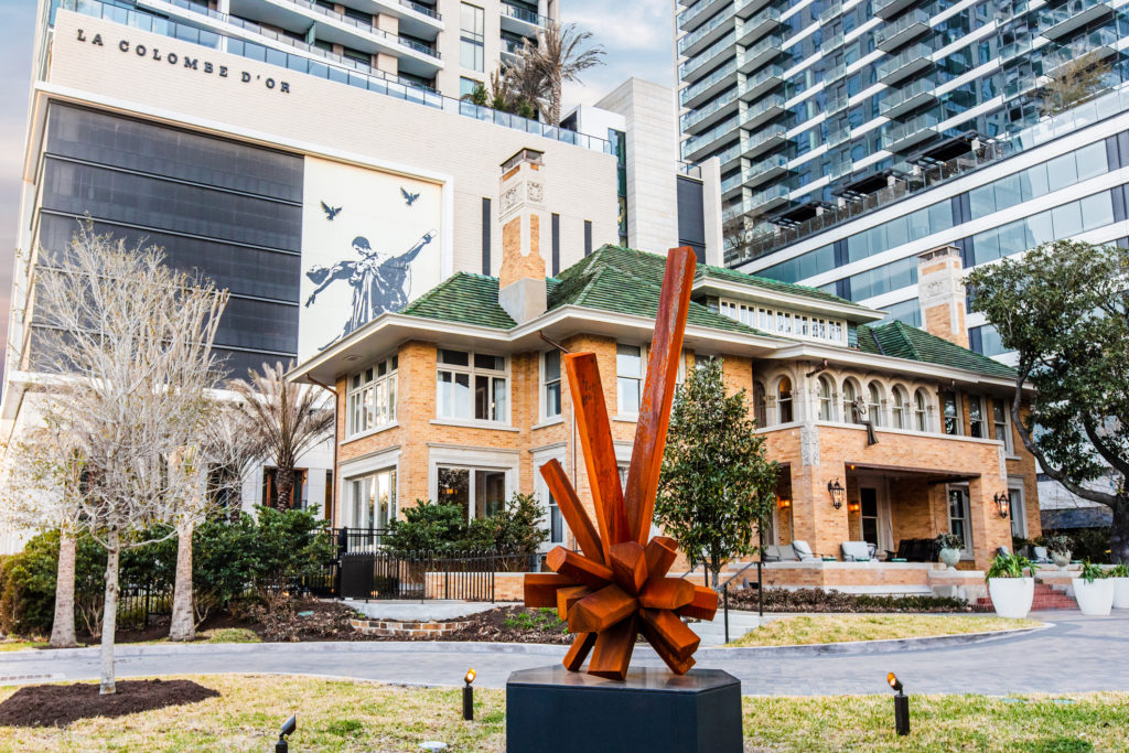 The full service restaurant Tonight & Tomorrow and Bar No. 3 are now open at La Colombe d'Or, the 100-year-old mansion on Montrose Boulevard. (Photo courtesy of La Colombe d'Or)