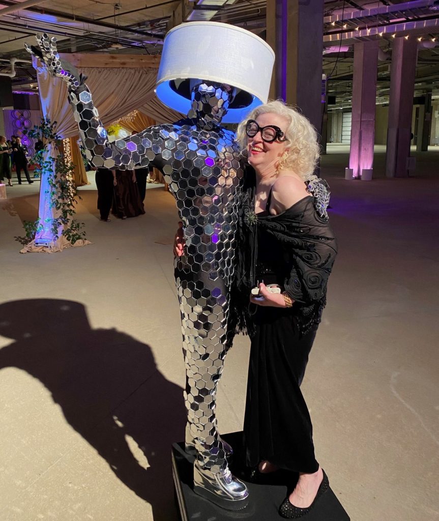 Nancy Lamb - The effervescent, incomparable artist herself. Photo credit Ariel Davis.