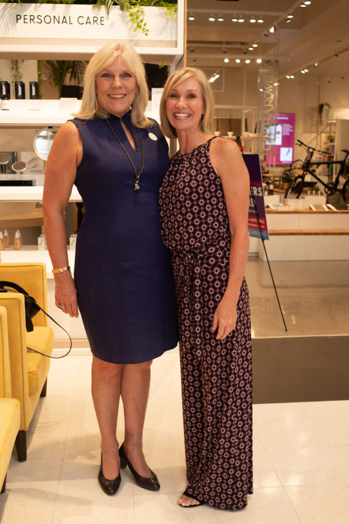 Flink sporting her signature shade at Neighborhood Goods' flagship store in Plano, Texas. 