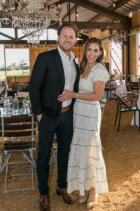 Tyler & Caitlin Faubion at the Butcher’s Ball in Round Top (Photo by Emily Jaschke)
