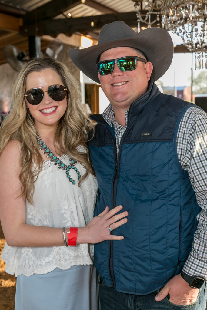 Lauren & Steven Sinclair at the Butcher's Ball in Round Top (Photo by Emily Jaschke)