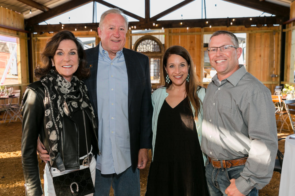 Gale & Rick Doak, Jennifer & Heath Sechrist at the Butcher's Ball in Round Top (Photo by Emily Jaschke)