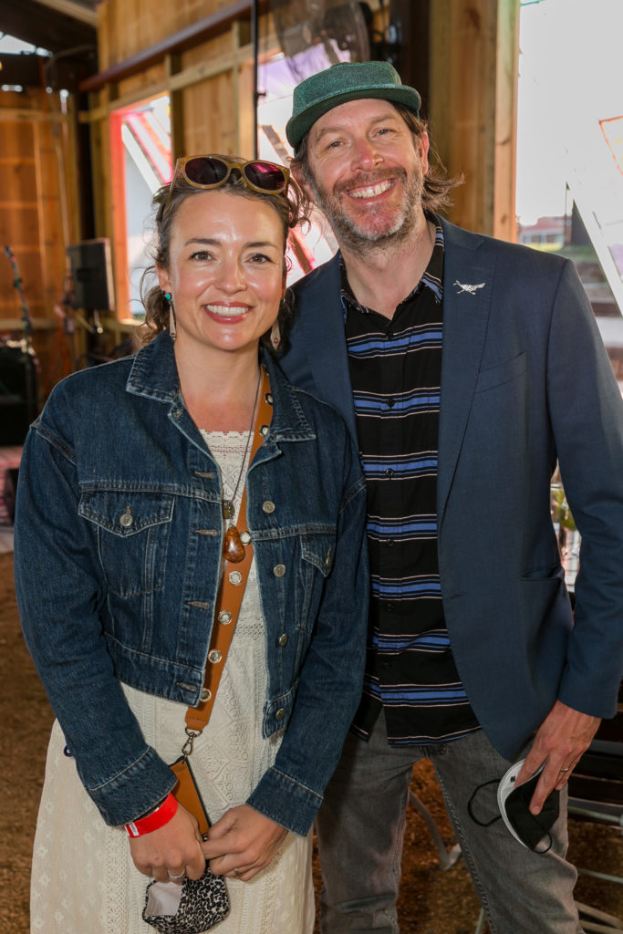 Rachel Hayes, Eric Sall at the Butcher's Ball in Round Top (Photo by Emily Jaschke)