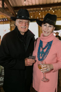 Shafik Rifaat & Shelby Hodge at the Butcher’s Ball held at The Halles in Round Top (Photo by Emily Jaschke)