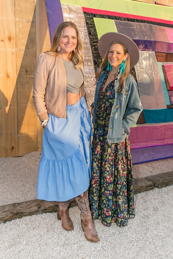 Margaret Dodd, Samantha Walter at the Butcher's Ball held at The Halles in Round Top (Photo by Emily Jaschke)