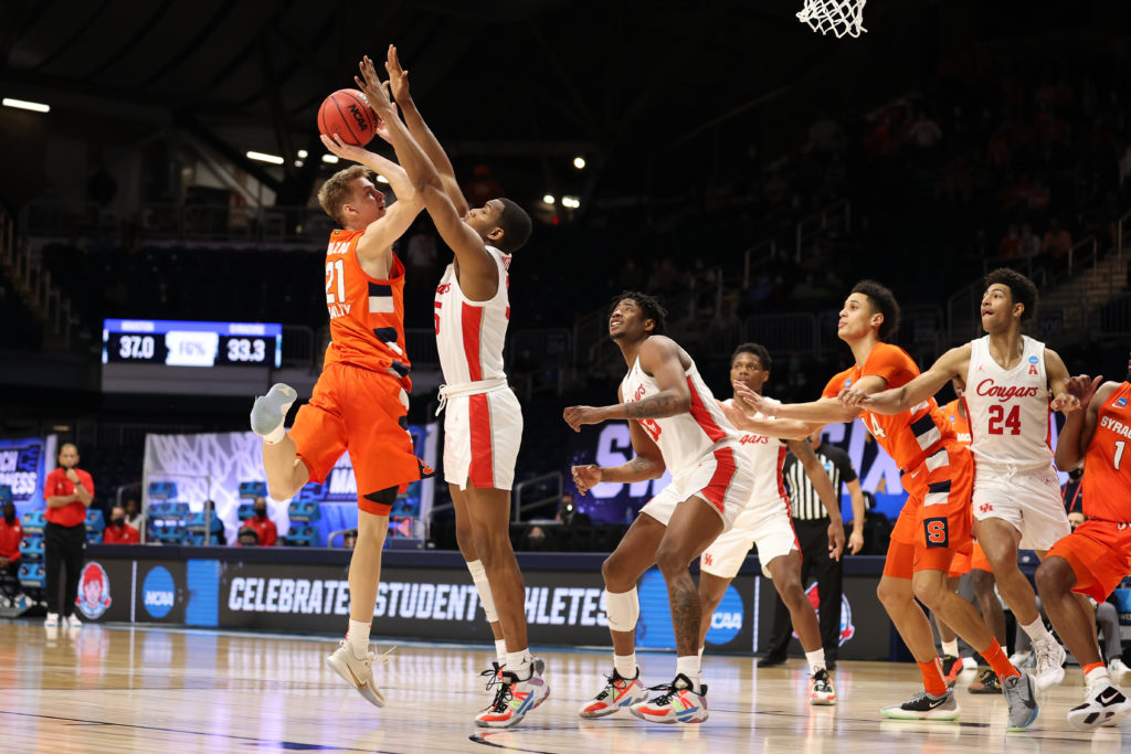 DeJon Jarreau helped make Buddy Boeheim and the rest of Syracuse's shooters miserable. (Photo by Trevor Brown Jr/NCAA Photos via Getty Images)