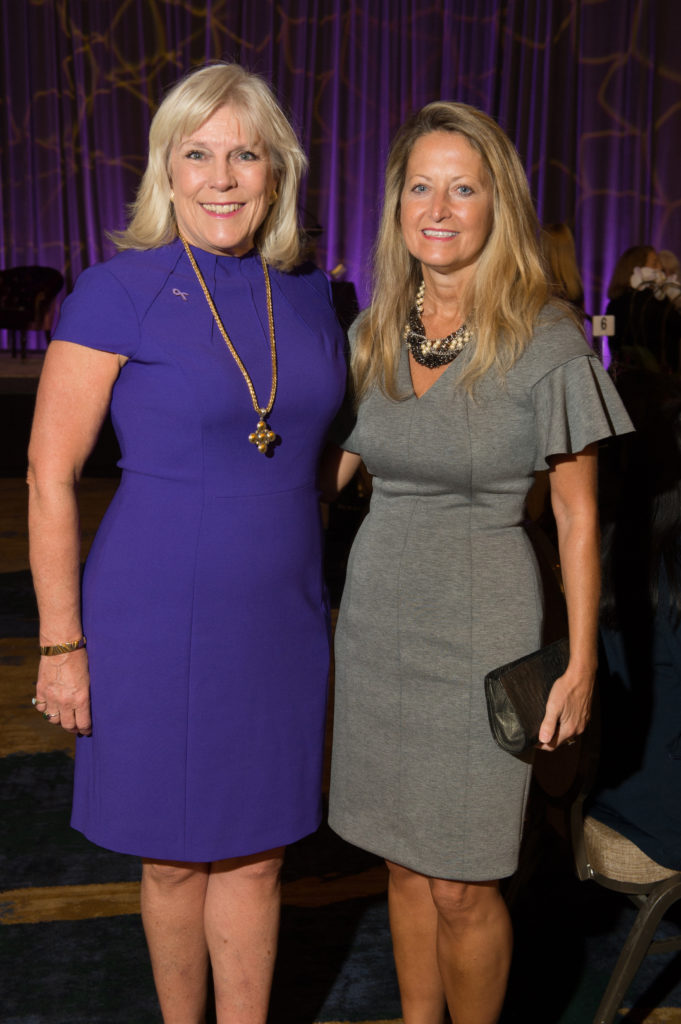 Flink with Dallas philanthropist Lynn McBee.