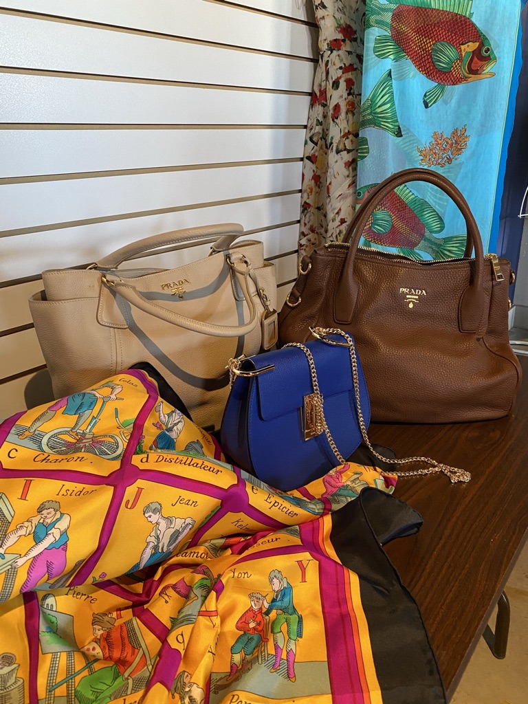 The Salvation Army Women's Auxiliary is collecting designer items for the April 13 'Reflections on Style' fashion show, luncheon, and sale. (Photo by Shelby Hodge)