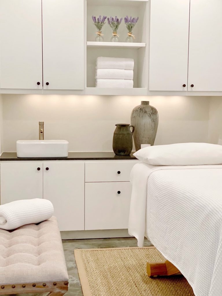 The spa at Estilo Salon opened in an adjacent building just as the COVID shutdown occurred. Today, it is back in full service with Biologique Recherche products and services.